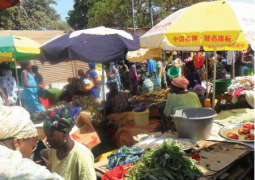 women traders at the serekunda market