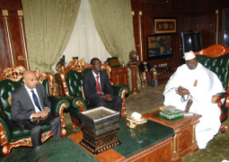 infini africa group ceo holds talks with president jammeh