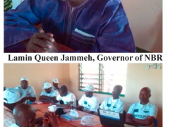 lamin queen jammeh with participants