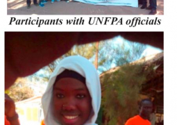 unfpa officials with participants