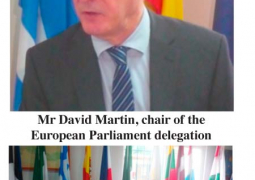 david martin and european parliament delegation