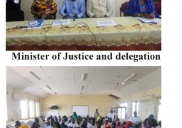justice minister and delegation