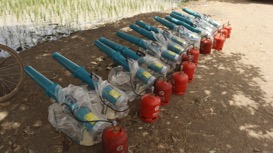 1000 bird-scaring guns procured for rice field farmers