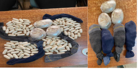 DLEAG seizes 120 pellets, 3 parcels of cocaine at airport