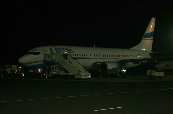 Maiden flight from Poland arrives with 189 tourists
