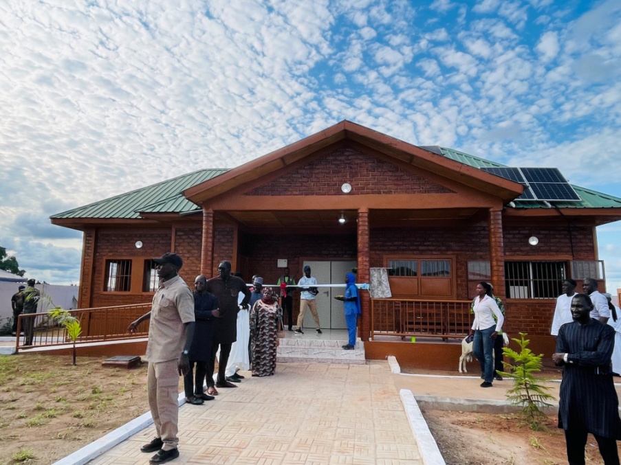 Barrow inaugurates 2 health posts, inspects 93KM Kiang Kabada road