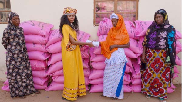 Over 2000 bags of rice donated to vulnerable communities