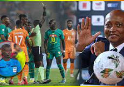 AFCON 2023 Pierre Ghislain Atcho referee of Senegal Cote dIvoire match 