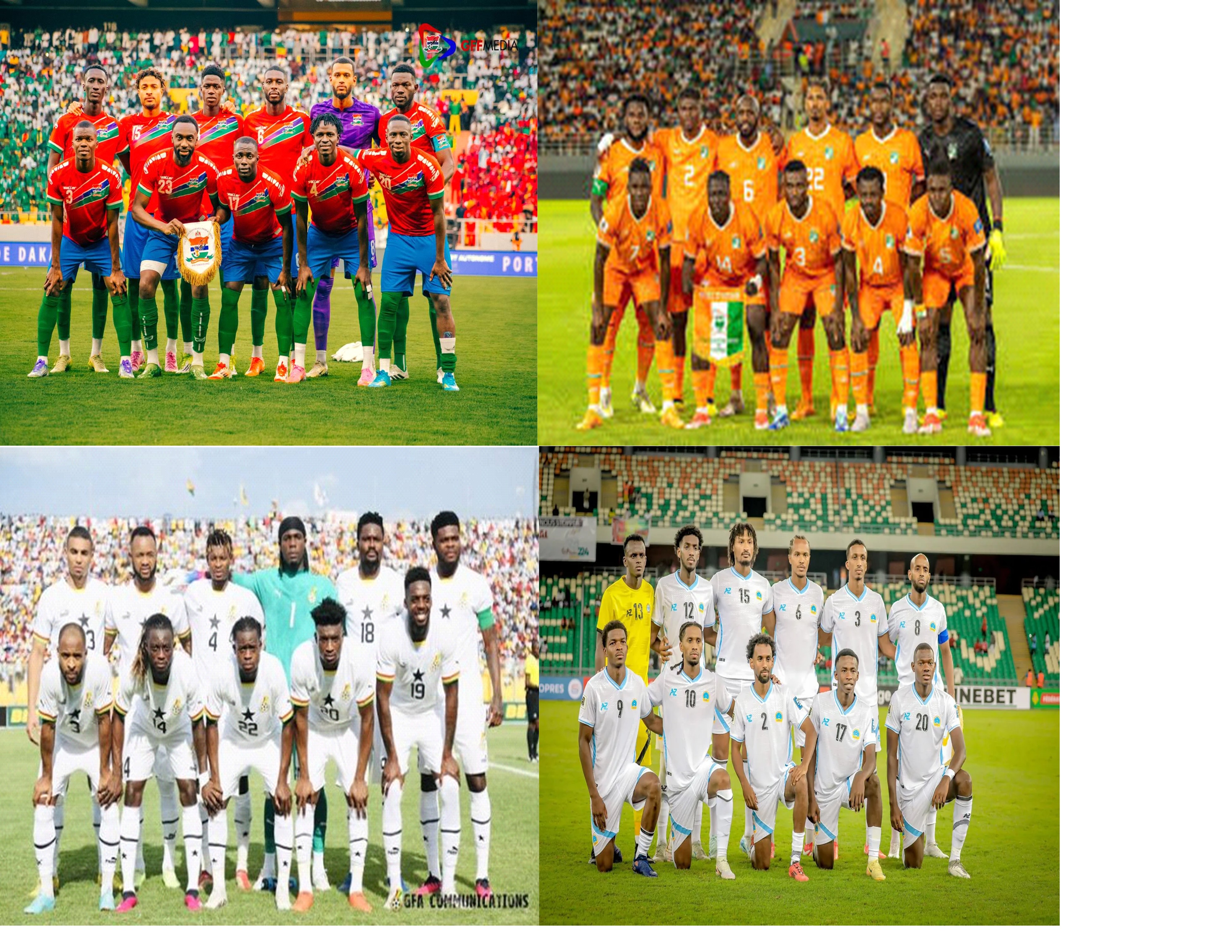 Gambia pair with Ivory Coast in 2027 AFCON qualifiers