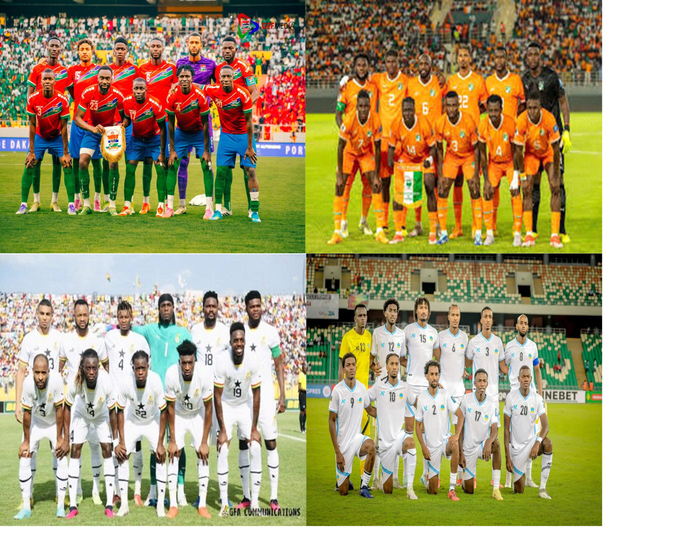 Gambia pair with Ivory Coast in 2027 AFCON qualifiers