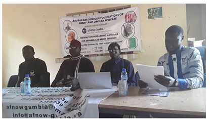 AFNOW spends over D400,000 on orphans, needy