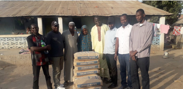 AGSC donates cement to Kafuta flood victim