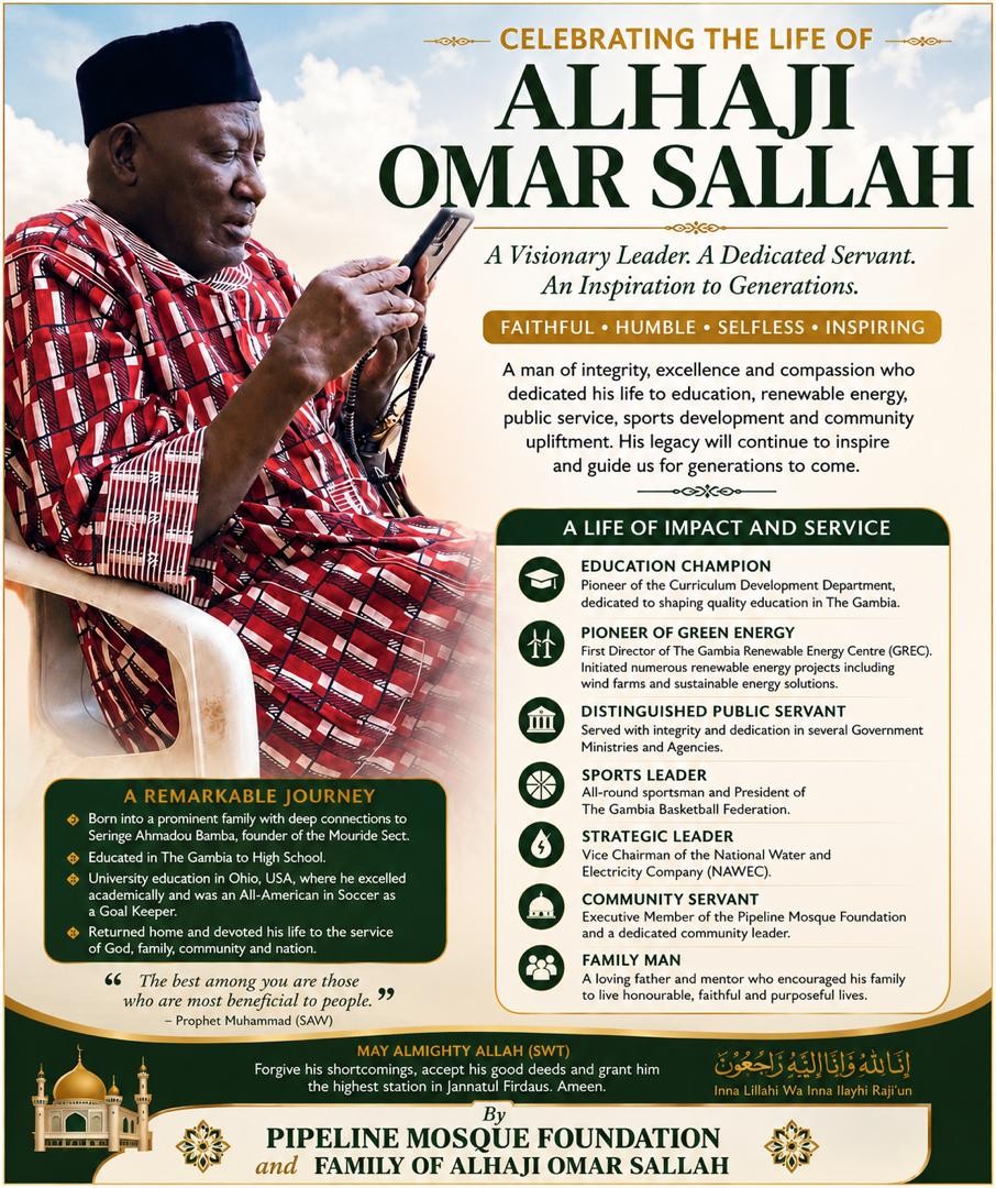 CELEBRATING THE LIFE OF ALHAJI OMAR SALLAH