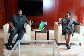 Barrow’s special envoy meets AUC deputy chairman