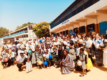 Solihull Six Form College students visit Abuko Sanchaba ECD