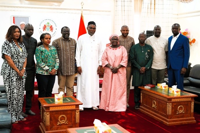 ActionAid International pays courtesy call on Vice President