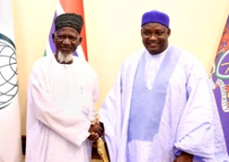 Adama Barrow and Seyfo Falalo Touray