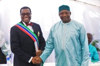 Barrow honours AfDB president