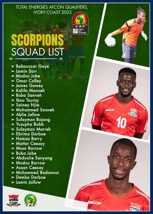 Coach Saintfiet announces squad ahead of S/Sudan AFCON clash