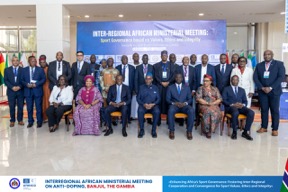 Gambia hosts Inter-Regional African Ministerial Meeting on Anti-Doping