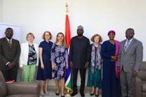 African Women Leaders Network pays courtesy call on Dr. Tangara