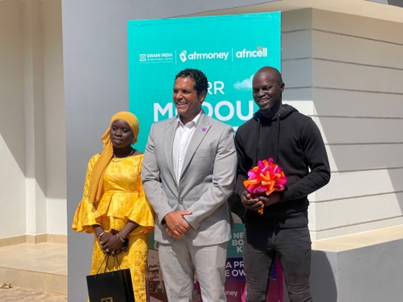 Africell hands over first Villa to lucky winner