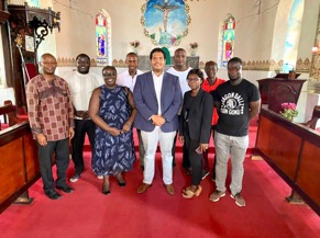 AFRICELL CEO, Diab-Ghanem visits Cathedral