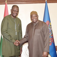 Africmed CEO meets Barrow