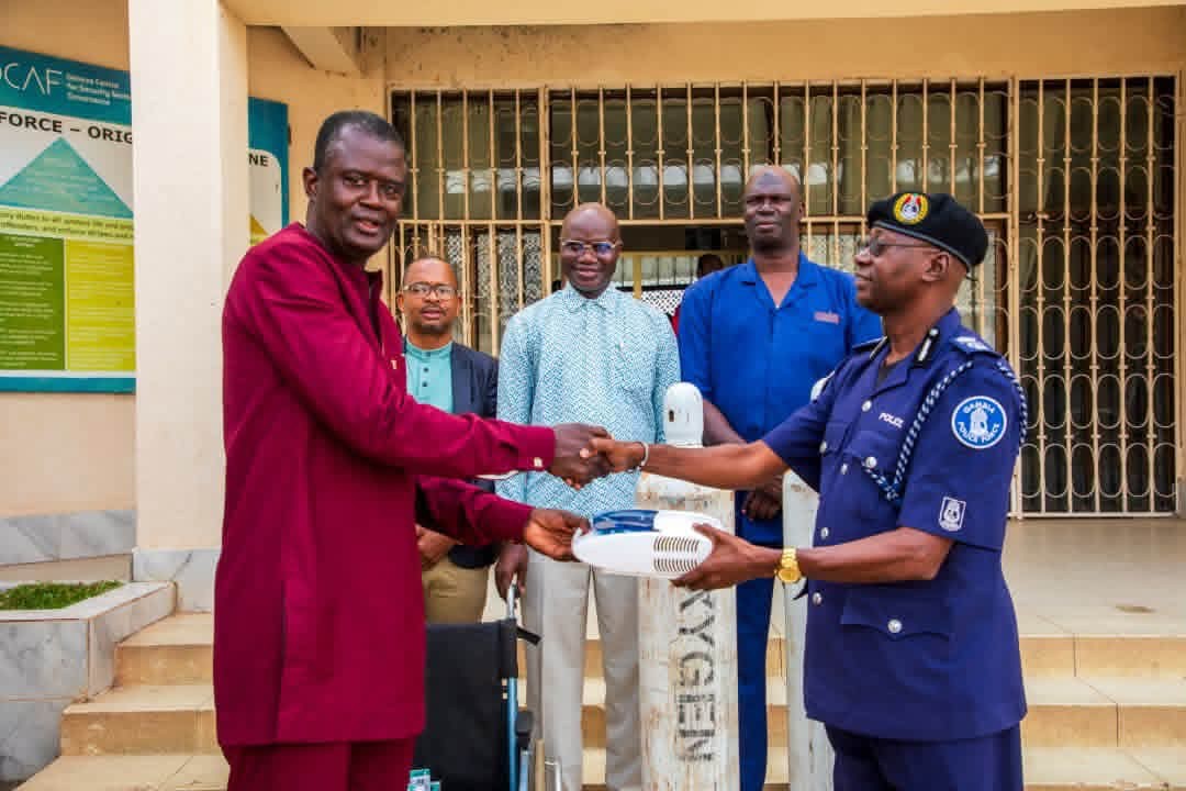 Gambia Police Clinic receives ifesaving medical items from Africmed
