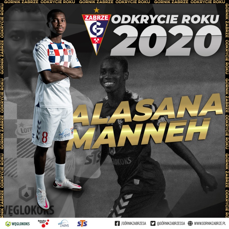Alasana Manneh voted Discovery of the Year 2020