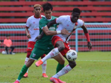 Alfusainey Gassama continues scoring form in Malaysian league
