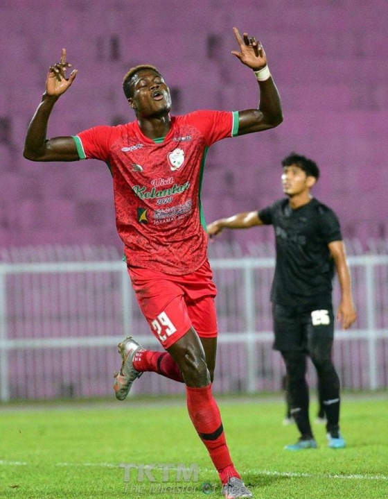 Alfusainey Gassama scores brace in Kelantan triumph