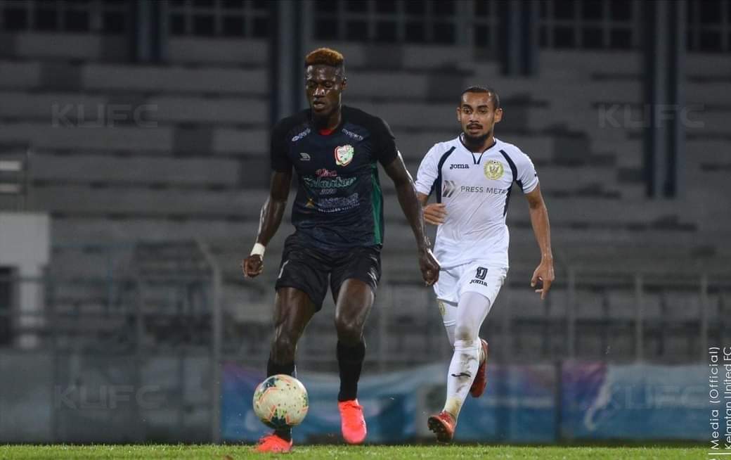 Gassama scores in Kelantan’s defeat in Malaysian league