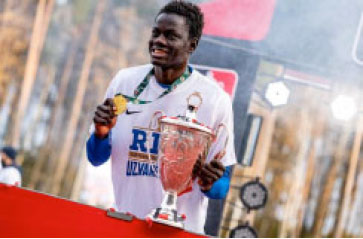 Alfusainey Jatta wins professional cup in Latvia