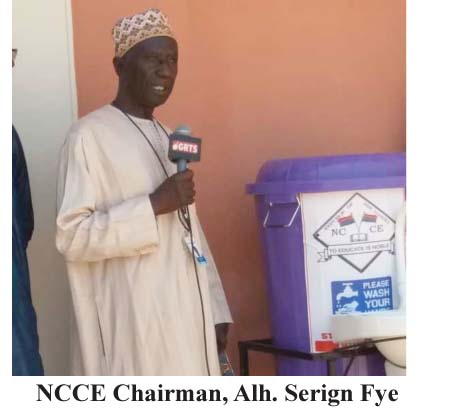 NCCE intensifies battle against Covid-19 pandemic