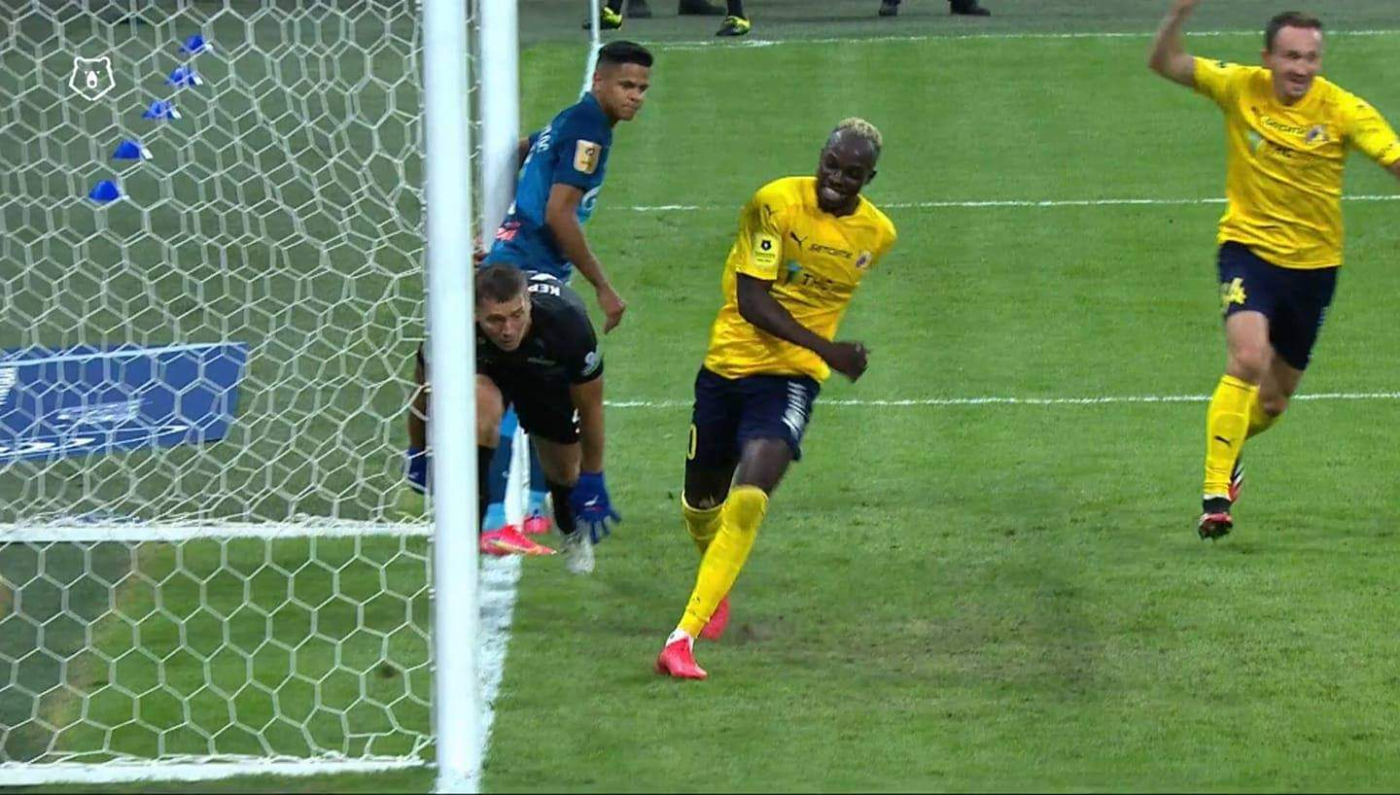 Ali Sowe opens scoring account in Russia