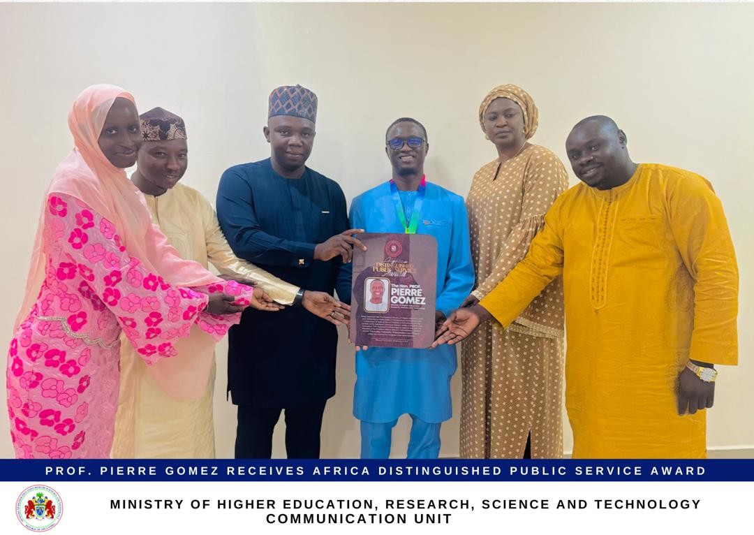 Prof. Gomez receives All-Africa Students’ Union awards