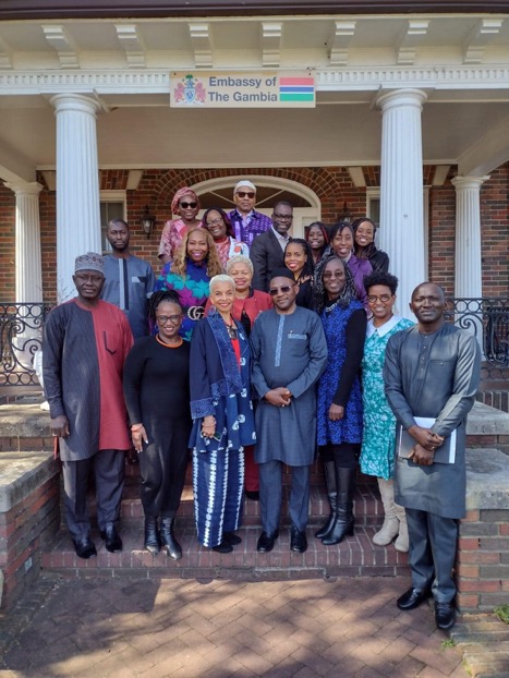Ambassador Bah receives U.S. medical doctors