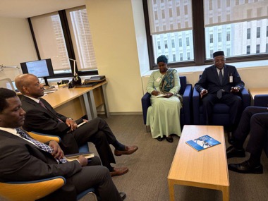 Ambassador Bah calls IMF executive director, Africa Group II Constituency