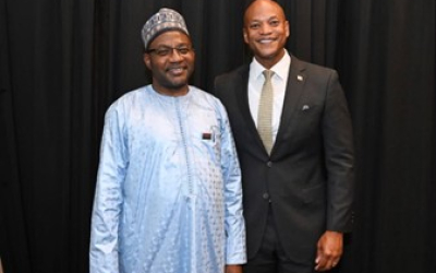 Ambassador Bah holds discussions with Maryland Governor Wes Moore