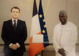 Ambassador Camara and and Macron