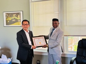 Gambian US Embassy honours long serving retired embassy driver