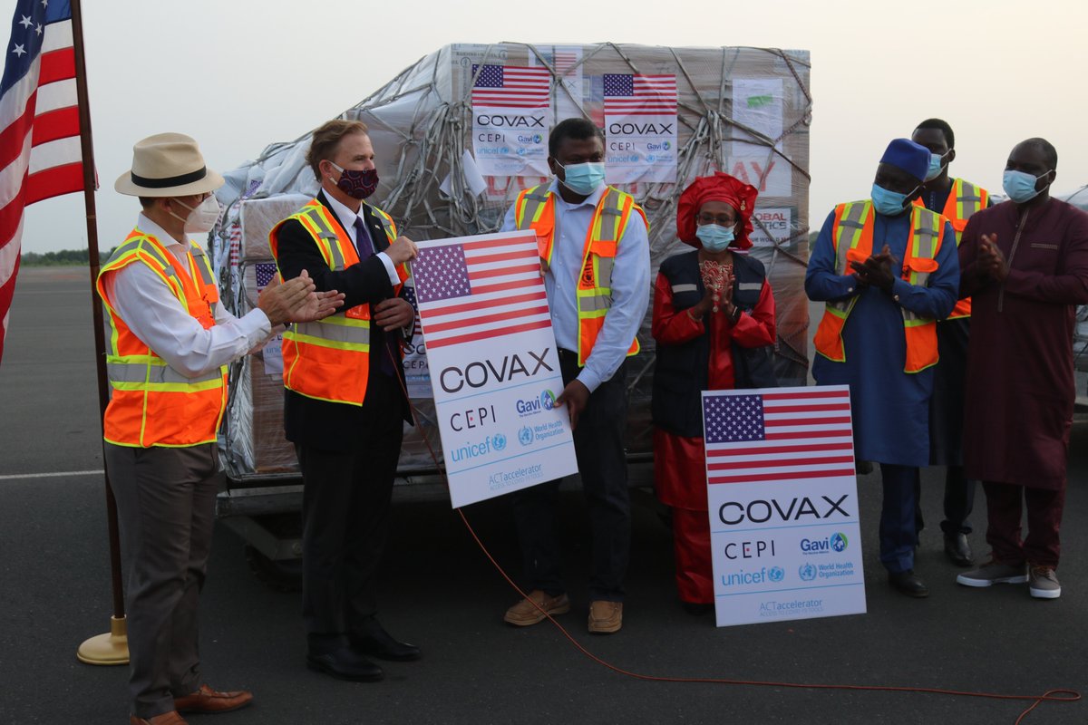 PRESS RELEASE: The American People Donate 304,000 Vaccine Doses to The Gambia