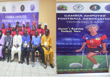 Gambia launches first-ever Amputee Female Football Association Team