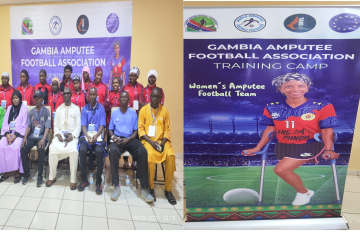 Gambia launches first-ever Amputee Female Football Association Team