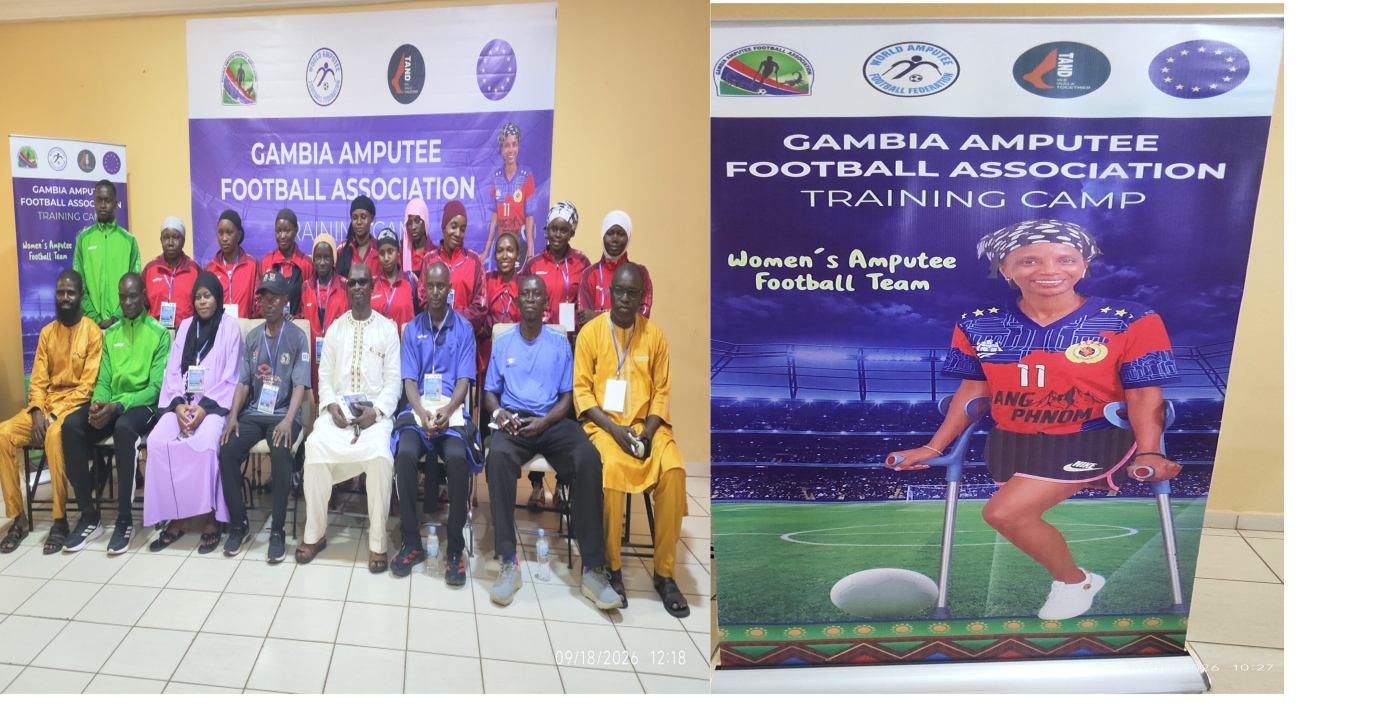 Gambia launches first-ever Amputee Female Football Association Team
