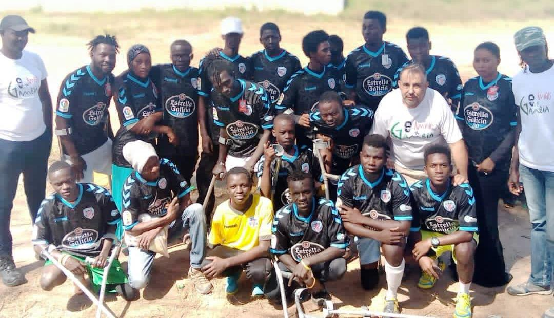 Spanish philanthropist supports Gambia Amputee Football Team with jerseys