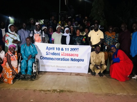 Led organisations stage “ndogou” for April 2000 victims 