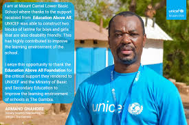 UNICEF remains steadfast in supporting Gambia