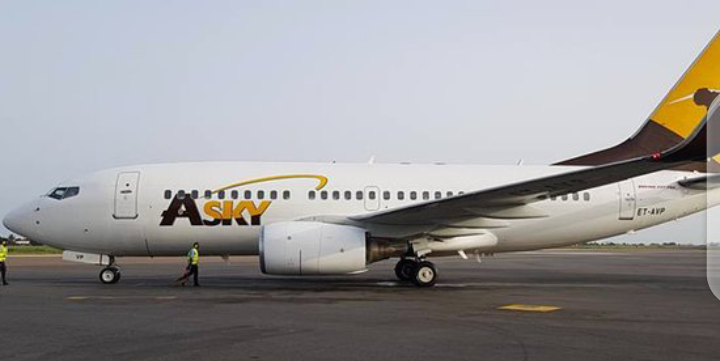 Asky Airlines resumes flight to Destination Gambia today